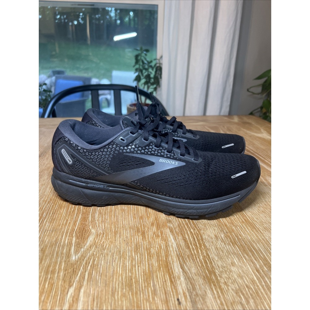 Brooks Women's Ghost 14 Neutral Running Shoes Black/Ebony -‎ Sz 12